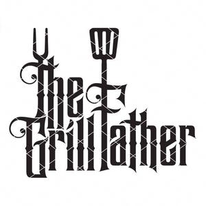 Download Father's day svg The Grillfather SVG grill bbq apron | Etsy