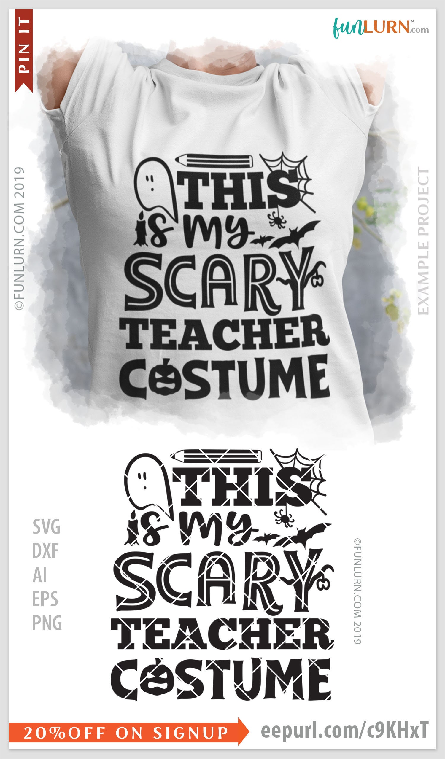 Buy This is My Scary Teacher Costume Svg / Halloween Svg / Online in India  