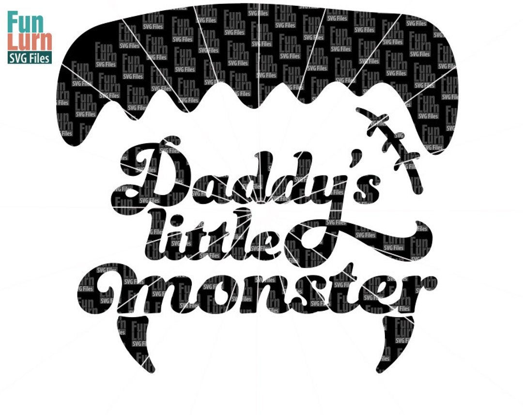 Daddy’s Little Monster SVG, Halloween SVG, Little Monsters