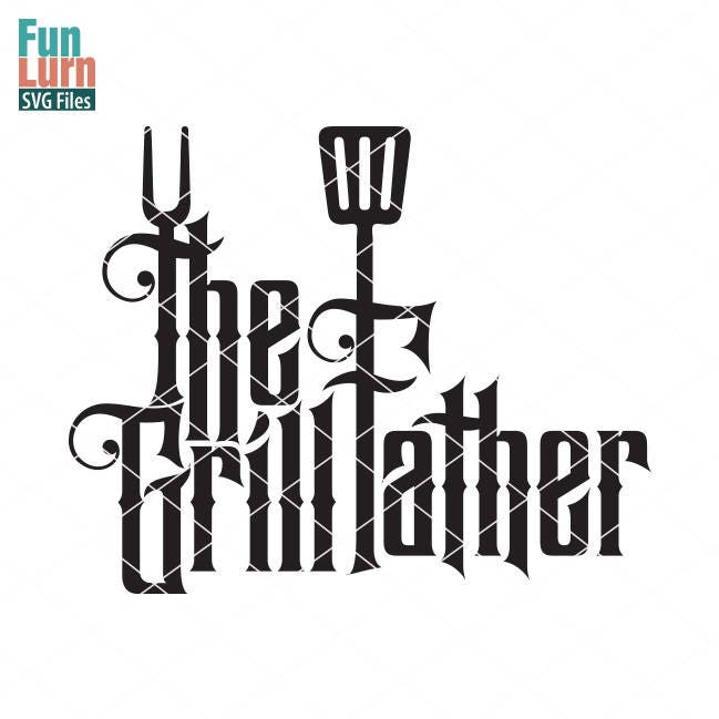 Download Father's day svg The Grillfather SVG grill bbq apron | Etsy