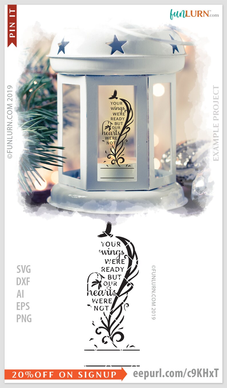 Free Memorial Svg Files Your Wings Were Ready Svg