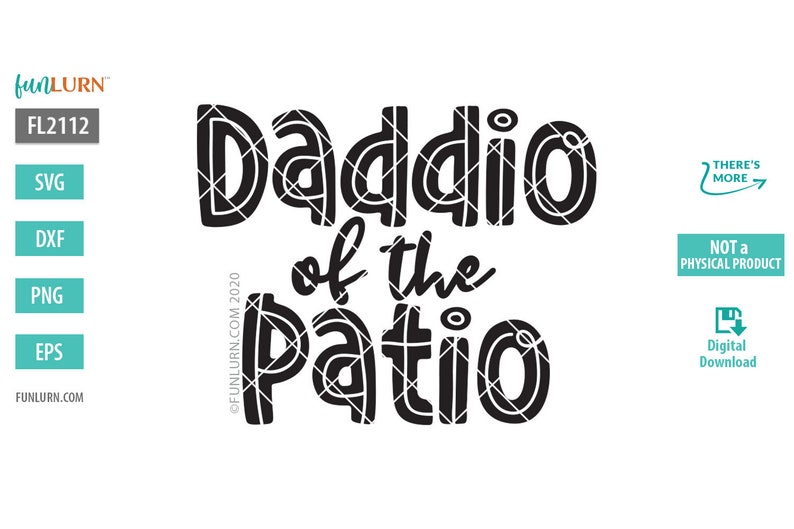 Download Daddio of the Patio svg Fathers day apron svg grill bbq | Etsy