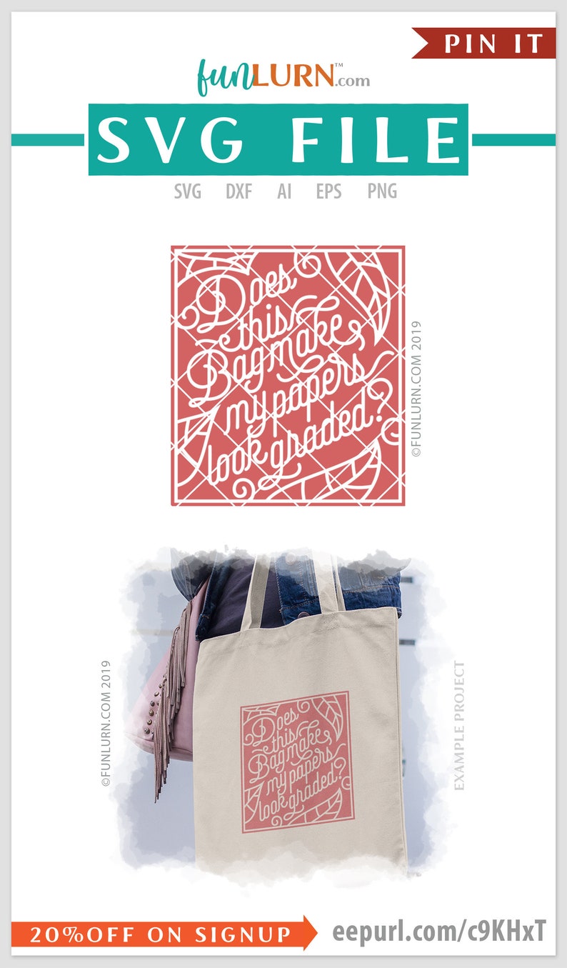Download Svg Png Dxf Eps Ai Formats Teacher Tote Bag Svg Teacher Appreciation Does This Bag Make My Papers Look Graded Teacher Gift Svg Visual Arts Craft Supplies Tools Thienhop Com