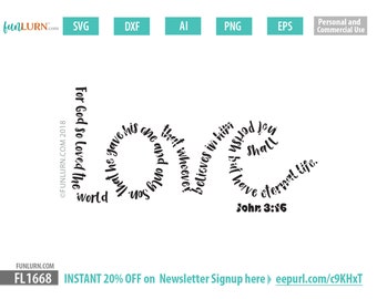 Love svg, John 3 16, For God so loved the world, Christian, Jesus, John 3:16, Church, svg png dxf eps ai formats for cameo, cricut