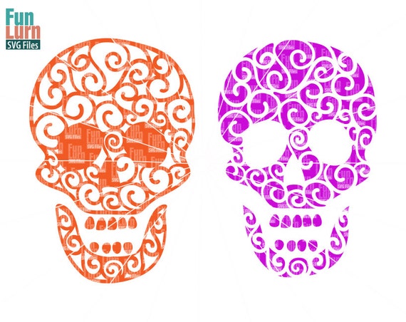 Download Sugar Skull Svg Halloween Svg Zentangle Skull Doodle Day Etsy