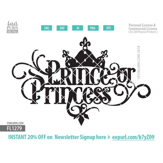 Download Prince Or Princess Gender Announcement Baby Shower Gender Etsy