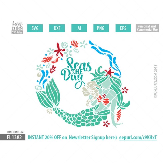 Free Free 199 Mermaid Wreath Svg SVG PNG EPS DXF File