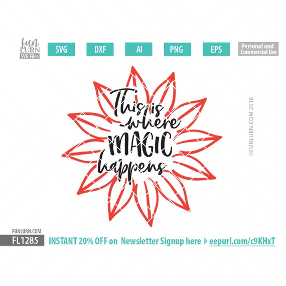 Download This Is Where Magic Happens Cutting Machine Decoration Etsy SVG, PNG, EPS, DXF File