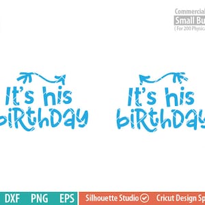 Twin Birthday svg, Twins, Boys, Its her birthday, Twin brothers , SVG, EPS, DXF and png files for Cricut and Silhouette machines