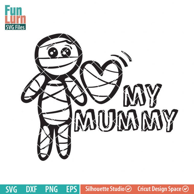 Download Cute Halloween SVG Cute Mummy SVG Love my Mummy Baby boy ...