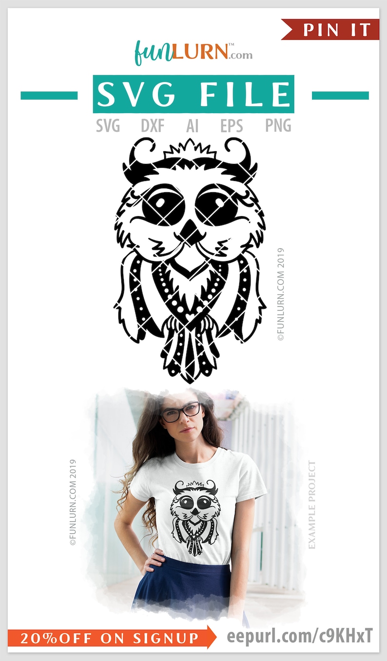 Download Simple Cute Owl Design Svg Dxf Eps And Ai Formats Included Png One Layered For Cutting Machines Visual Arts Craft Supplies Tools Kromasol Com
