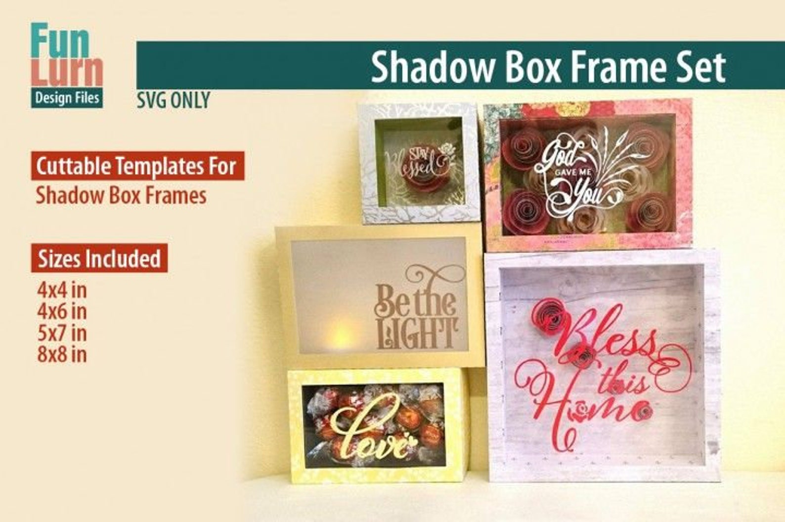 Shadow Box Frames. SVG Files Only - Etsy