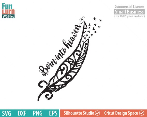 Download Infant Loss Awareness Svg Pregnancy Loss Born Into Heaven Etsy