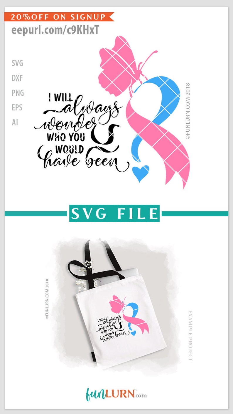 Download Infant loss SVG memorial svg I will always wonder who you ...