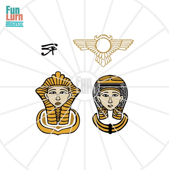 Download Egypt Svg Pyramids Egypt King Tut Queen Eye Of Horus Etsy
