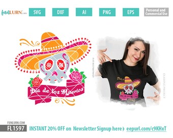 Dia de los Muertos svg, Day of the dead svg, Sugar Skull SVG, Day of the dead , Mexican Holiday svg, Skull heart, SVG png dxf eps