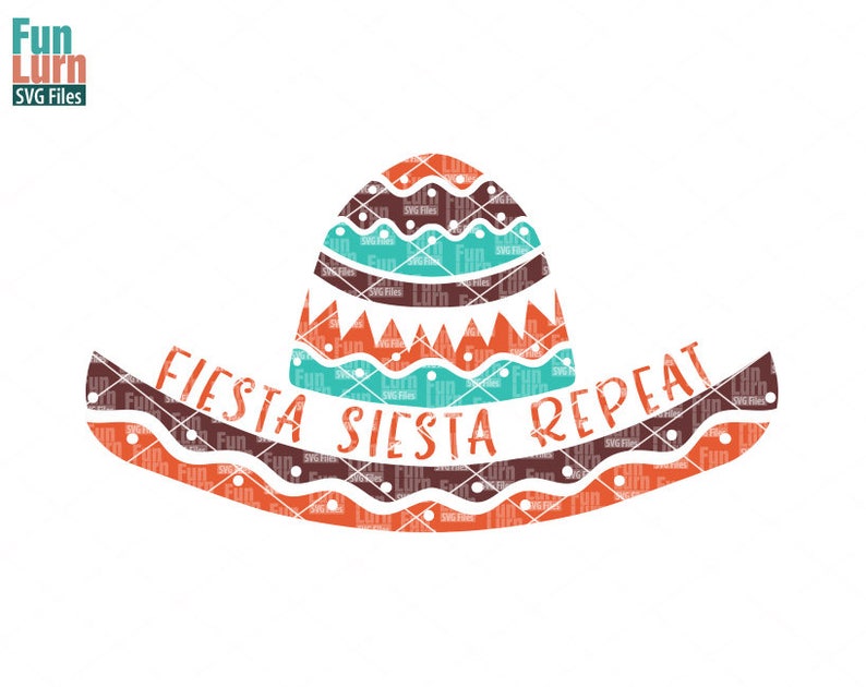 Download Fiesta Siesta répéter svg svg Cinco De Mayo doodle à | Etsy
