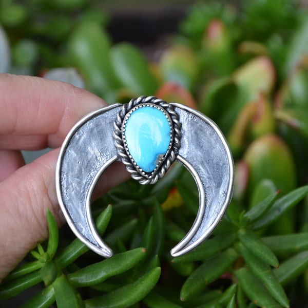 Sleeping Beauty Naja Ring | Statement Ring | Sterling Silver | Turquoise | Boho