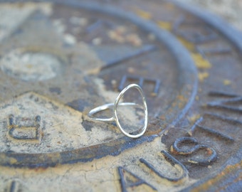 The "O" Ring | Sterling Silver | Silver | Boho | Minimalist | Ring