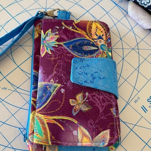 Hecho a pedido, elija sus telas, Cartera de embrague perlada, Pulsera elegante, Cartera plegable Cartera para teléfono