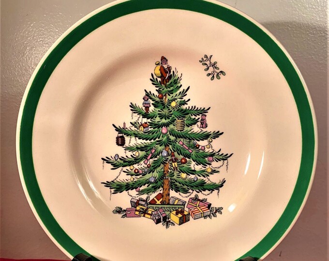 Spode Christmas Tree Bread and Butter/dessert Plate, S3324A6 1938