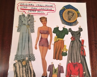 vintage paper dolls value