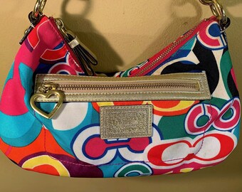 coach purse poppy collection