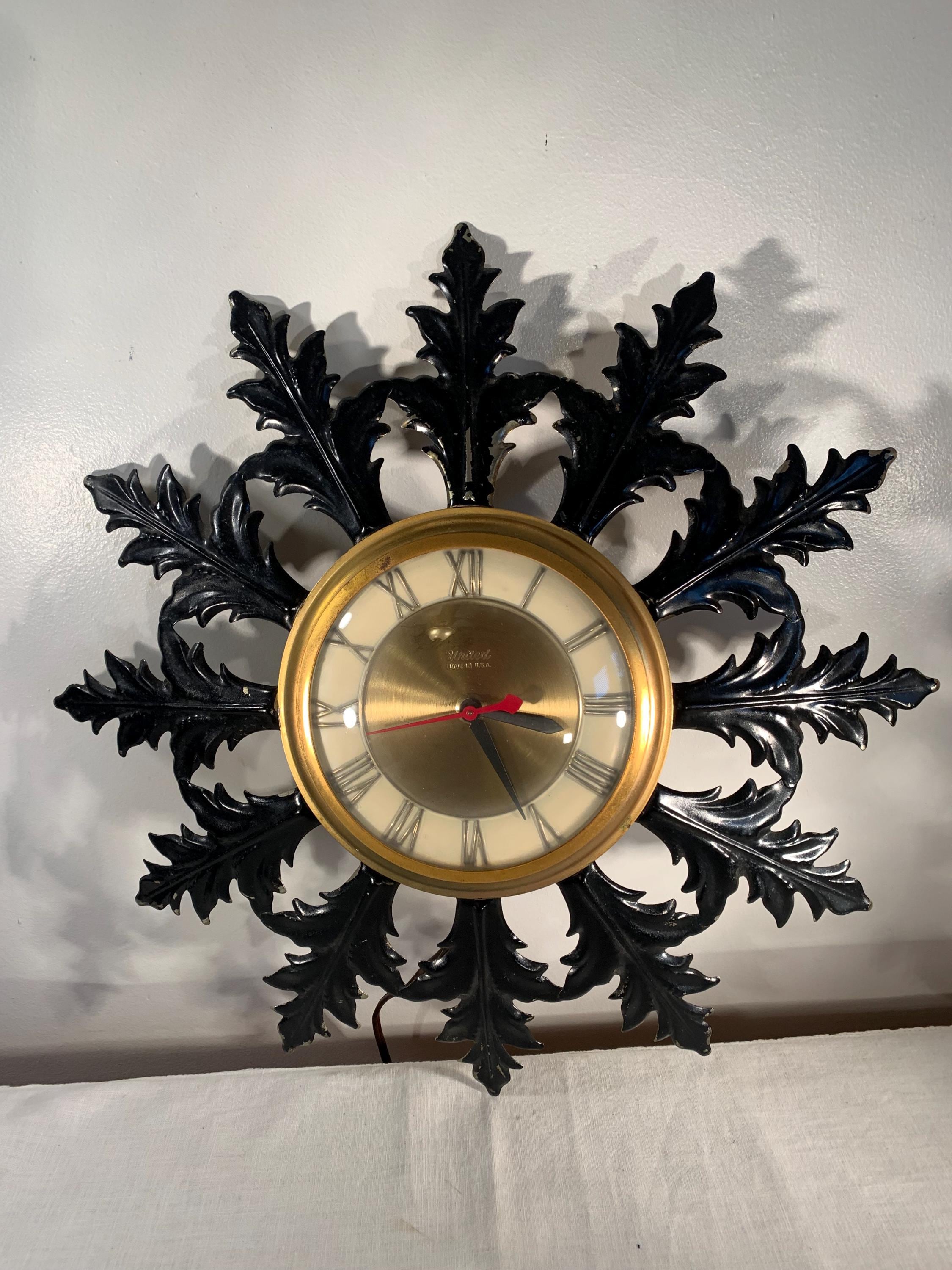 Vintage United Clock - Etsy