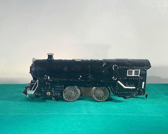 Vintage O-Gauge Marx Windup Clockwork 0-4-0 Locomotive Steam Engine Decor Untested