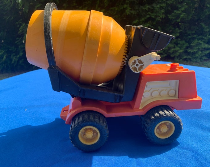 Fisher Price Cement Mixer Vehicle W Big Handle Action 315 Etsy