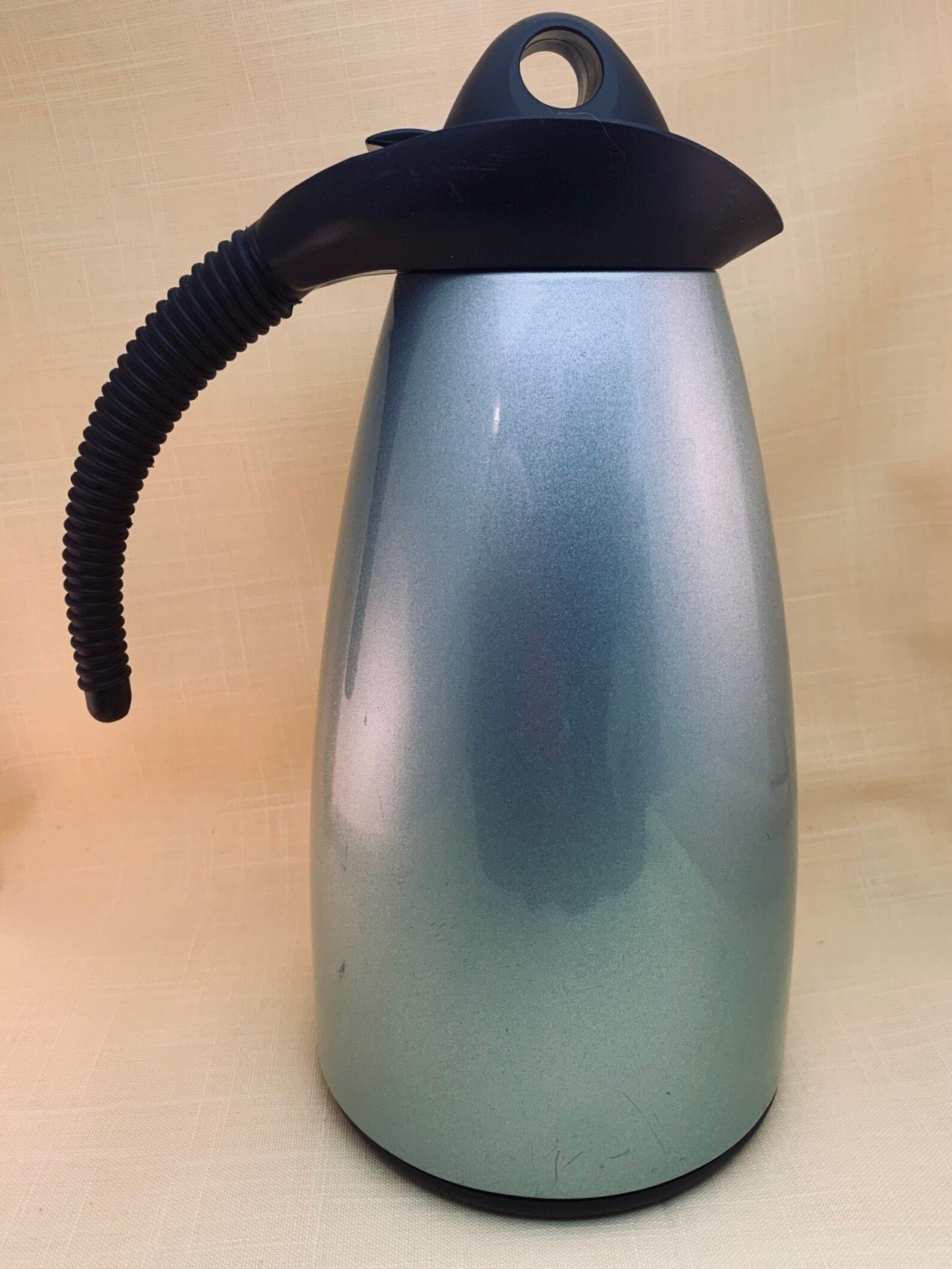 Vintage Copco Light Blue Thermos Coffee Carafe Glass Etsy