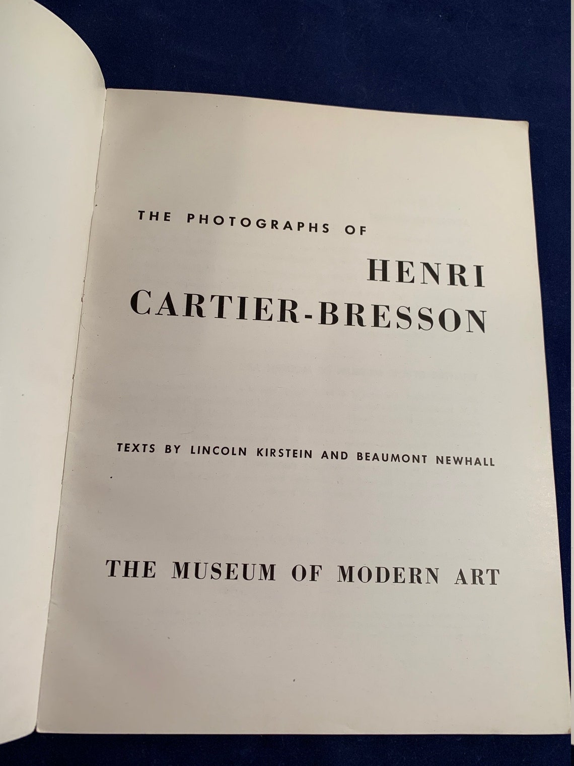 Henri Cartier-bresson Photographs 1947 First Edition the - Etsy