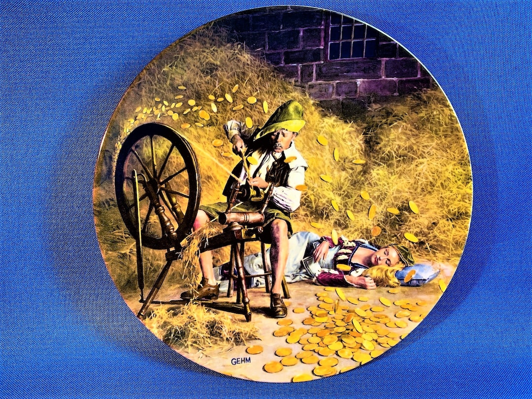 Rumpelstilzchen Collectors Plate, Konigszelt Bavaria, Grimm's