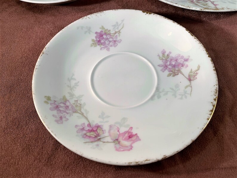 Antique Theodore Haviland Limoges France Purple Violets Fine Etsy
