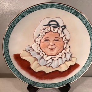 Mother Nature Limited Edition Collectors&#39; Plate Unseen People Series, 1st Issue 1987 #0599 of 2500, 1987 Enesco Plate by Artist Faith Wick