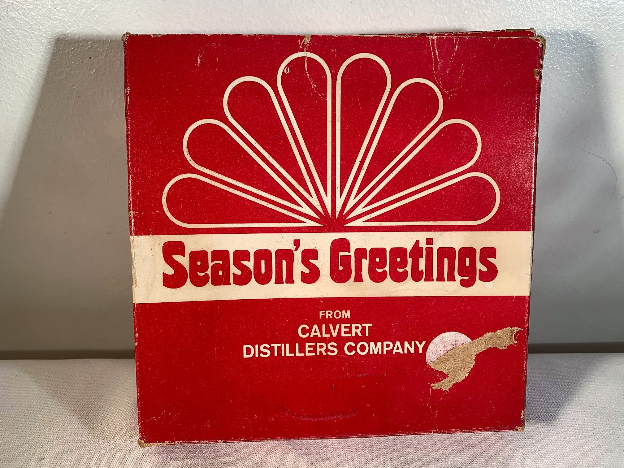 Vintage 1970's Seasons Greeting Calvert Distilling Co Promotional ...