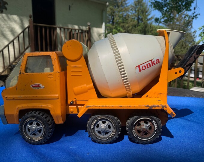 Vintage Tonka Cement Mixer Truck Etsy