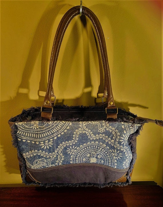 Vintage Myra Bag Tribal Dream Large Shoulder Strap Pu… Gem