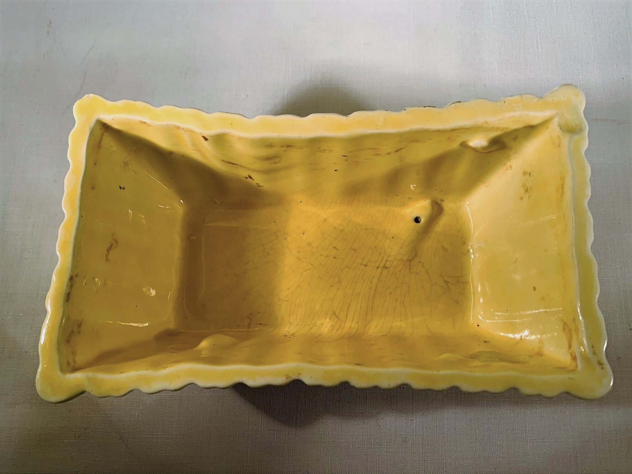 Vintage Cookson USA Yellow Pottery Planter 926 Sunny Etsy