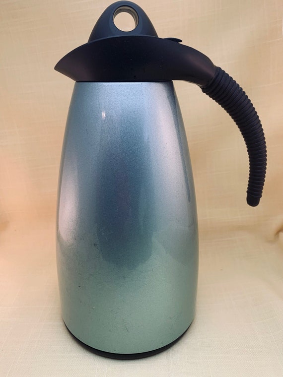Vintage Copco Light Blue Thermos Coffee Carafe, Glass Insulated Thermal  Server, Table Top Hot Beverage Carafe, Mid Century Coffee Butler 