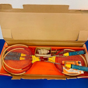 Vintage Sears 4 Player Badminton Set No. 1310