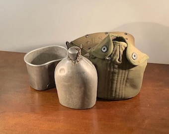 WW 2 Canteen Cup  and Belt
