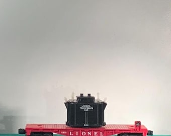Lionel #6818 O -Gauge Transformer Flat Car with Box
