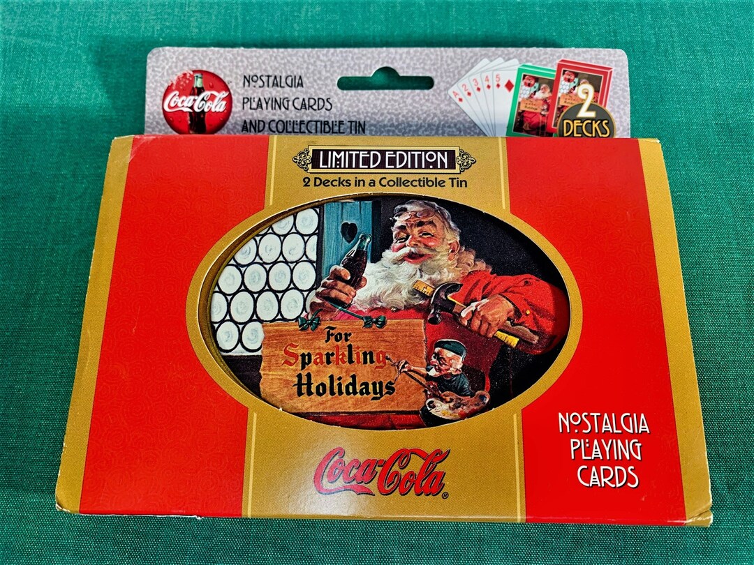 CocaCola Nostalgia Playing Cards コカコーラ VINTAGE 1994 LIMITED EDITION COCA-COLA NOSTALGIA PLAYING