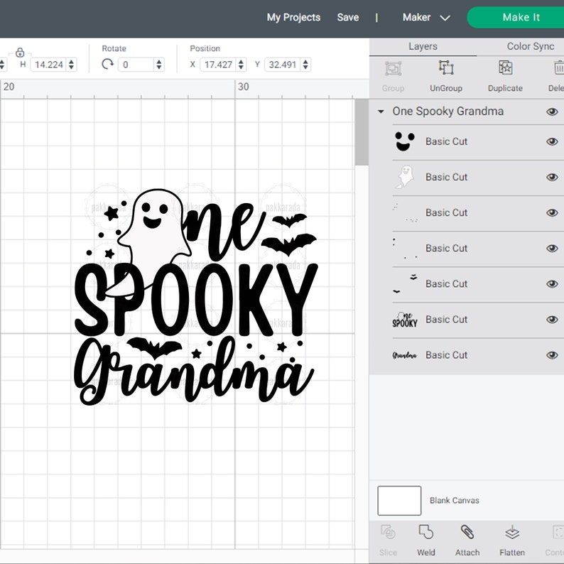 One Spooky Grandma Svg, Halloween Grandma Shirt Svg, Halloween Grandma Gift, Spooky Grandma Png, Spooky Grandma Decal Svg File For Cricut image 7