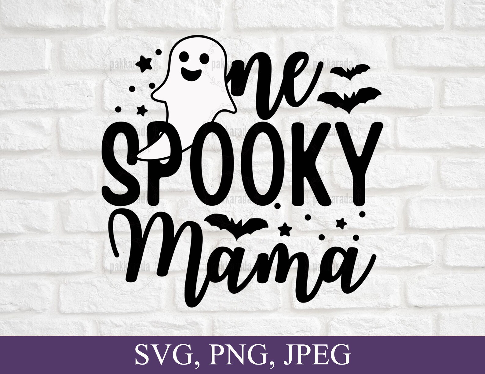 One Spooky Mama Svg Halloween Mom Shirt Svg Halloween Mom | Etsy