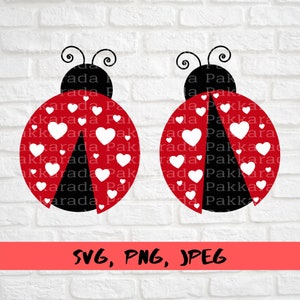 Ladybug SVG, Ladybug Bundle SVG Files, Love Bug SVG, Cricut Cut Files