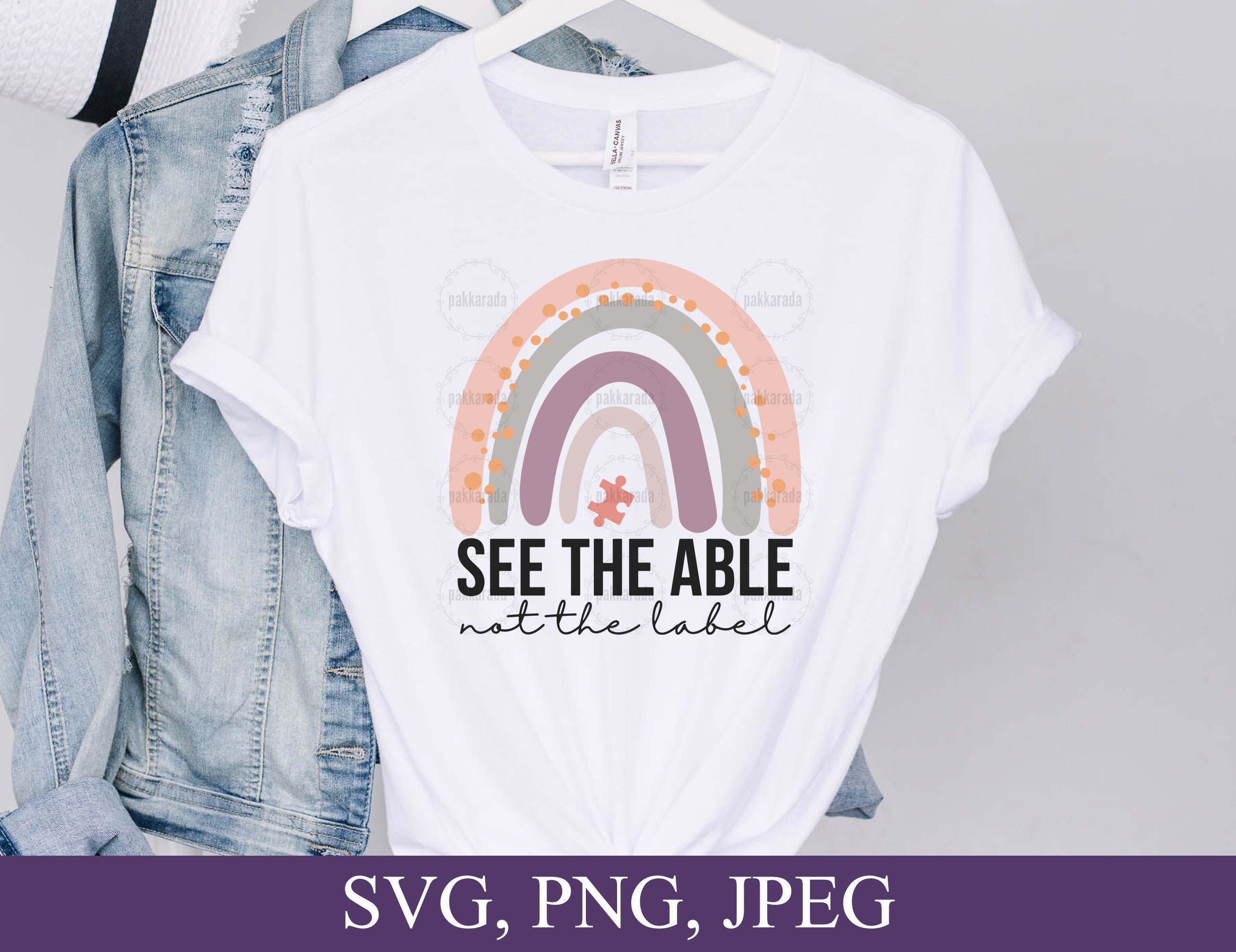 Autism Awareness Svg, See the Able Not the Label Svg, Special Needs Mom ...