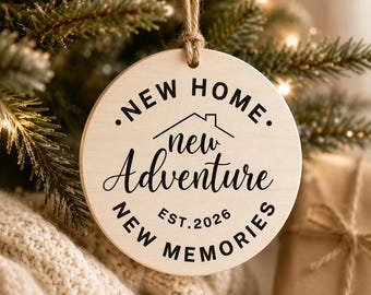 New Home Adventure Ornament SVG for Cricut, Housewarming Gift Digital Download