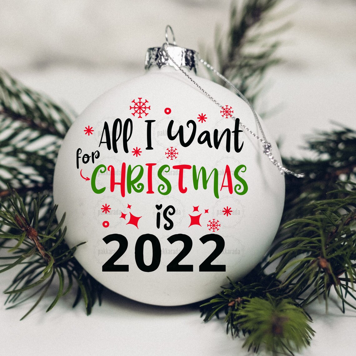 Dekotipps Weihnachten 2022 Weihnachten Svg alles was ich für Weihnachten will ist 2022 Etsy